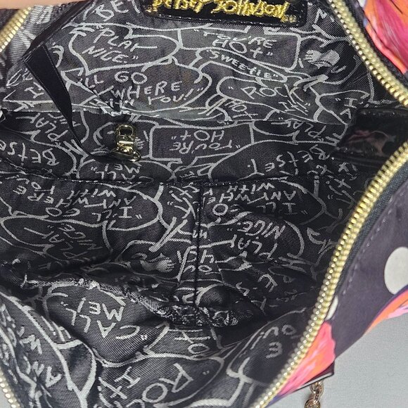 Betsey Johnson Butterfly Crossbody Bag Chain Strap Boho Dopamine Dressing Goth - Picture 7 of 10